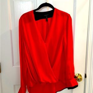 Rag & Bone cross over blouse